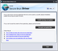 imlSoft Secure Burn Driver screenshot